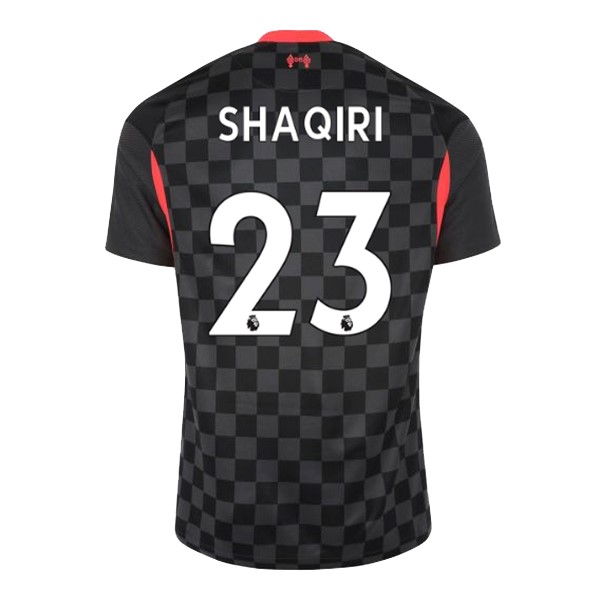 Camiseta Liverpool NO.23 Shaqiri Replica Tercera Ropa 2020/21 Negro